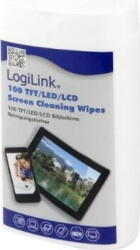 LogiLink SET curatare LOGILINK, 100 servetele pt. curatare LCD, "RP0010" 45503779 (RP0010)
