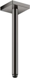 Hansgrohe Produse pentru duș - Braț de duș pentru tavan, 30 cm, crom negru periat 26438340 (26438340)