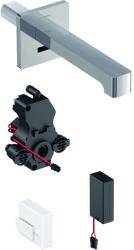 Geberit Brenta - Baterie electronică de lavoar Brenta pentru montare încastrată, fără mixare, lungime 170 mm, alimentare cu baterii, crom 116.273. 21.1 (116.273.21.1)