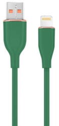 Gembird Premium silicon 8-pin cable charging and data cable 1.5m Midnight Green (CC-USB2S-AM8PM-1.5M-G) - pcone