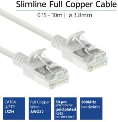 ACT CAT6A U-FTP Patch Cable 0, 15m White DC6930 (DC6930)