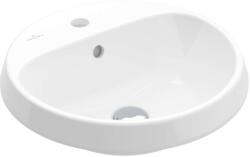 Villeroy & Boch Architectura - Lavoar încorporat, 45x45 cm, cu preaplin, orificiu pentru baterie, alb alpin 5A654501 (5A654501)