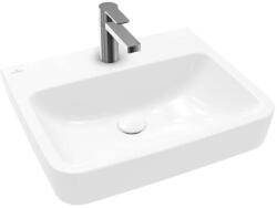 Villeroy & Boch O. novo - Lavoar 55x46 cm, fără preaplin, orificiu pentru baterie, AntiBac, CeramicPlus, alb alpin 4A4156T2 (4A4156T2)
