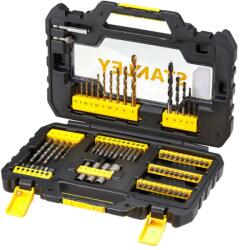 STANLEY Accesorii - Set de 76 de bucăți de biți, burghie și chei tubulare STA88544-XJ (STA88544-XJ) Burghiu