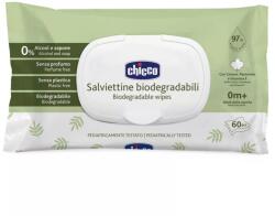 Chicco Servetele umede biodegradabile fara alcool si sapun 0 luni+, 60 bucati, Chicco