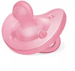 Chicco Suzeta anatomica din silicon PhysioSoft 6-16 luni Roz, 1 bucata, Chicco