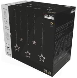 Entac ECCL-138-SS-2X1 Kültéri LED Fényfüggöny 5m - Meleg fehér