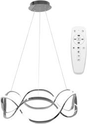 Mennyezeti LED Lámpa APP801-CP Twist Króm + távirányító (43173)