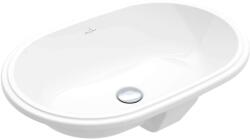 Villeroy & Boch Architectura - Beépített mosdókagyló, 570x375 mm, túlfolyóval, alpesi fehér színben 5A766001 (5A766001)