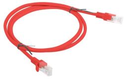 Lanberg U/UTP Cat5e RJ45 Patch Kábel 1 m 10 Darab - Piros