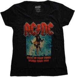 AC/DC Blow Up Your Video / World Tour 1988 Black XL Női Ing (ACDCTS42LB04)