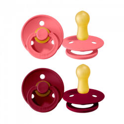 BIBS Colour cumi 6-18 hó, 2 db (korall-rubint)