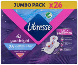Libresse Ultra Large+ Goodnight szárnyas éjszakai egészségügyi betét (26 db)