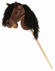 TOOTINY Băț pentru cal de hobby maro cu frâie 80cm (T-TED-03002) - pcone