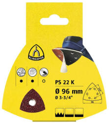 Klingspor PS 22 K delta csiszolópapír tépőzáras GLS 15 P180 96mm (5db/csomag) (KL241660)