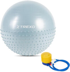 TREXO TXO-B4Z021-BL masszírozó tornalabda 65 CM kék