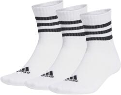 adidas Дамски чорапи Adidas 3-Stripes Cushioned Sportswear Socks 3 Pairs Womens - White/Black