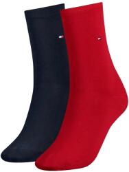 Tommy Hilfiger Чорапи Tommy Hilfiger Women's Ribbed Crew Socks - Tommy Red