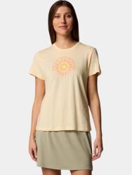 Columbia Ruby Springs Graphic Fitted Short Sleeve Shirt női rövid ujjú póló XS sárga