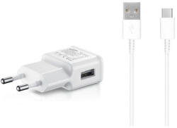 Samsung EP-TA200EWE 15W hálózati töltőadapter + EP-DR140AWE USB-C adatkábel, fehér (eco csomagolásban) (2446806)