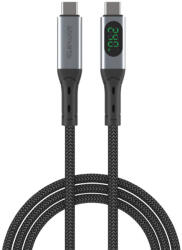 4smarts DigitCord Enterprise USB-C / USB-C töltő és adatkábel, 240W, 1.5m, fekete (4S541438)