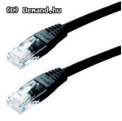 Gembird Kab UTP Patch 0, 5m Fekete Gembrid PP12-0.5M/BK (PP12-0.5M/BK)