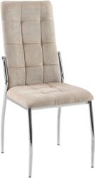 TEMPO KONDELA Szék, barna szövet/fém, ADORA 2 NEW