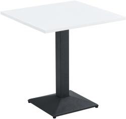 TEMPO KONDELA Bisztró asztal, fehér/fekete, 70x70 cm, RINALDO TYP 1 - sprintbutor