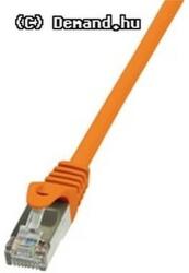 LogiLink Kab UTP Patch árnyékolt 2m CAT6A SFTP Narancs CQ3058S (CQ3058S)