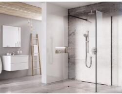 RAVAK Walk-In Corner Set 110x80, zuhanykabin fekete+transparent GW1CD430SZ1 (GW1CD430SZ1)