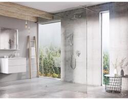 RAVAK Walk-In Free Set 140, zuhanykabin krómhatású+transparent GW9FM0C0SZ1 (GW9FM0C0SZ1)