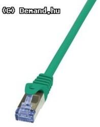 LogiLink Kab UTP Patch árnyékolt 1m CAT6A FTP Zöld Logilink CQ3035S (CQ3035S)