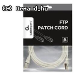 Gembird Kab UTP Patch árnyékolt 3m CAT6 FTP Szürke PP6-3M (PP6-3M)