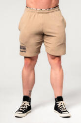 Nebbia Gym Sweatshorts GYM BRO 352Light Brown Férfirövidnadrág M
