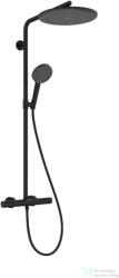Hansgrohe RAINDANCE ALIVE S Puro Showerpipe 300 1 jet termosztátos zuhanyrendszer, matt fekete 24593670 (24593670)
