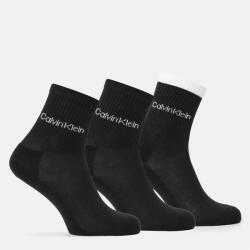 Calvin Klein Дамски чорапи Calvin Klein CK Logo Crew Socks 3-Pack Womens - Black