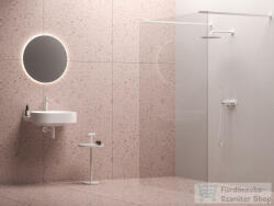 RAVAK Walk-In Free 130 cm-es zuhanyfal 2 db 120 cm-es merevítővel, fehér/transparent GW9FJ0E0SZ1 (GW9FJ0E0SZ1)