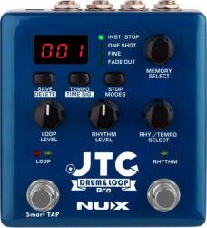 NUX NDL-5 JTC DRUM & LOOP Gitár & basszusgitár effekt - 10% nyitási akció