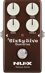 NUX 6ixty5ive OVERDRIVE Gitár effekt - 10% nyitási akció