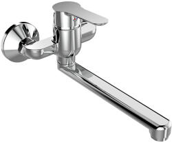Mereo Mereo, Mereo fali mosogatócsaptelep, Zuna, 100 mm, lapos egyenes karral 300 mm, króm, MER-CB302A06Z (MER-CB302A06Z)