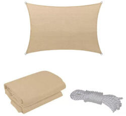 Leziter Rana napvitorla négyszög alakú 3x4 m bézs (LZMXR-02-Beige)