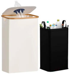 Leziter Szelektív palackgyűjtő 100l fehér (LZLPGY-100-WH)