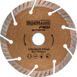 Bormann Gyémánt vágótárcsa SLANT TURBO Φ125X1, 4X22, 2mm 10mm (BHT2079)