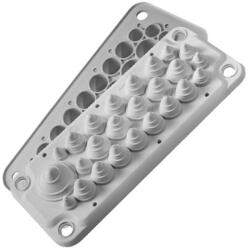MOREK Kábelbevezető, LMC25, IP54, RAL7035 szürke (104335) (MBA3F25L11) (MBA3F25L11)