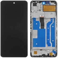 Huawei P Smart (2021) / Honor 10X Lite fekete LCD kijelző érintővel és kerettel