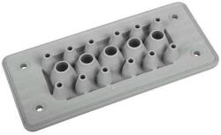 MOREK Kábelbevezető, MH16 F17-1, IP65, UL94 V-0, szürke (beütőtüskék nélkül) (MBA8N17X16) (MBA8N17X16)