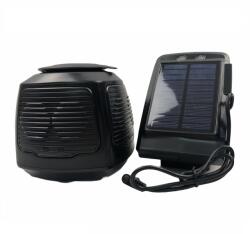 Brighter Image КОМПЛЕКТ Ултразвуков уред с 8 говорителя + соларен комплект ps-solar за прогонване на лястовици, чайки, гларуси и гризачи (3098-10-10)