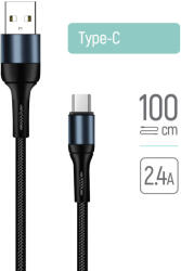 ColorWay USB - USB-C Kábel - 2, 4A 1m Fekete (CW-CBUC045-BK)