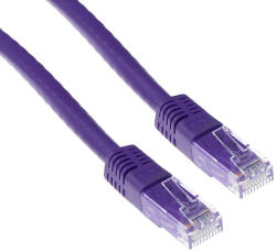 ACT CAT6A U-UTP Patch Cable 2m Purple (IB6602) - mzona