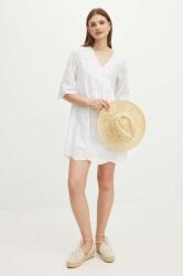 MEDICINE pamut ruha bézs, mini, oversize - bézs M - answear - 9 990 Ft